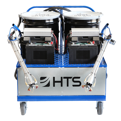 HTS Super Pump product image with HTS logo.